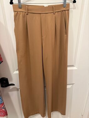 Halara women’s Tailored Wide-Leg Pants in Camel